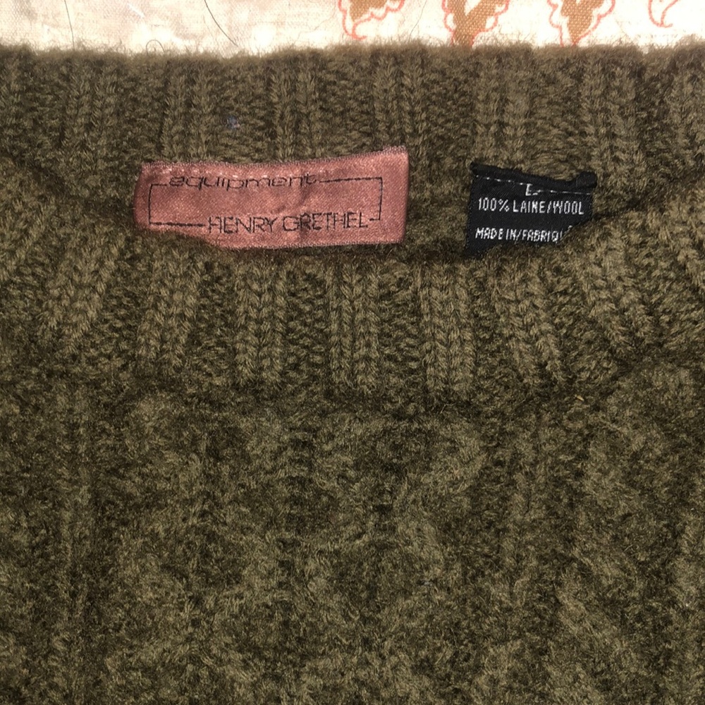 ISO Equipment Henry Grethel Wool Sweater